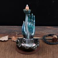 Backflow Incense Burner Porcelain half handmade for home and office & durable Sold By PC