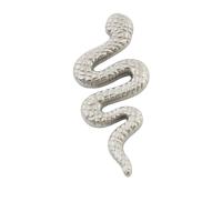 304 rostfritt stål hängande komponent, Snake, mode smycken & Unisex, ursprungliga färgen, 30x11x2mm, Säljs av PC