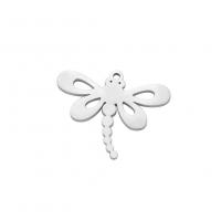 Stainless Steel Animal Pendants 304 Stainless Steel Dragonfly Vacuum Ion Plating DIY Sold By PC