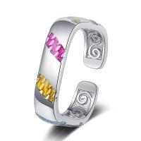 Brass Finger Ring epoxy gel fashion jewelry & for woman nickel lead & cadmium free 4mm Sold By PC