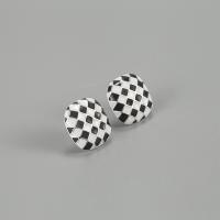 925 Sterling Silver Stud Earrings fashion jewelry nickel lead & cadmium free 14u00d714mm Sold By Pair