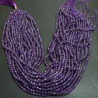 Natuurlijke Amethyst kralen, Amethist, DIY & verschillende grootte voor keus, Per verkocht Ca 16 inch Strand