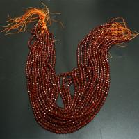 Naturlig granat perler, Garnet, du kan DIY & forskellig størrelse for valg, appelsin, Solgt Per Ca. 16 inch Strand