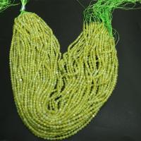 Jade Gyöngyök, Jade Lemon, DIY, 3.5mm, Naponta eladott Kb 16 inch Strand