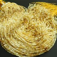 Zee Opaal Kralen, Yellow Opal, DIY, Grade A, 4mm, Per verkocht Ca 16 inch Strand