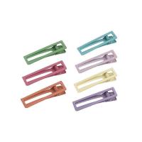 alliage de zinc Clip bec, vernis au four, 7 pièces & styles différents pour le choix & pour femme & creux, 60mm, Vendu par fixé