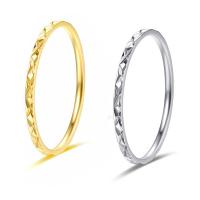 Acier titane bague, Losange, normes différentes pour le choix & pour femme, plus de couleurs à choisir, 1mm, Taille:3-10, Vendu par PC