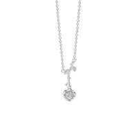 Collier de couple, Argent sterling 925, bijoux de mode & unisexe & styles différents pour le choix, protéger l'environnement, sans nickel, plomb et cadmium, Vendu par PC