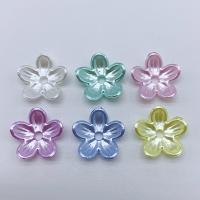 DIY ジュエリー用品, ABS(アクリロニトリル、ブタジエン 、スチレン)プラスチック, 花形, 無色, 12mm, 売り手 バッグ