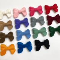 Acrylic Jewelry Beads Bowknot DIY & with velveteen covered Approx Sold By Bag