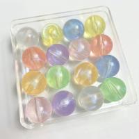 Acrylic Jewelry Beads Round DIY Sold By Bag