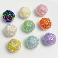 Plated Acrylic Beads DIY Approx Sold By Bag