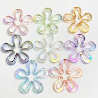 Gioielli Spacer Beads, acrilico, Fiore, DIY & cavo, nessuno, 44x6mm, Appross. 100PC/borsa, Venduto da borsa