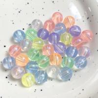 Acrylic Jewelry Beads Round DIY Sold By Bag