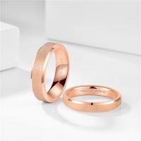 Wolfram Stahl Fingerring, Modeschmuck & unisex & verschiedene Größen vorhanden, Roségold, verkauft von PC