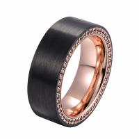 Anelli Coppia Finger, In acciaio al tungsteno, gioielli di moda & unisex & formato differente per scelta, nessuno, 8.03x2.40mm, Venduto da PC