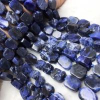 Coirníní Sodalite, snasta, DIY, sapphire, 10x14mm, Díolta Per Thart 38-40 cm Snáithe