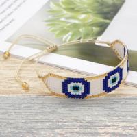 Evil Eye Schmuck Armband, Seedbead, handgemacht, Einstellbar & Modeschmuck & unisex, keine, Länge ca. 17.5 cm, verkauft von PC