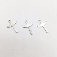 Nerezová ocel Cross Přívěsky, 304 Stainless Steel, Kříž, lesklý, DIY, Původní barva, 12.5x1.5x0.8mm, Prodáno By PC