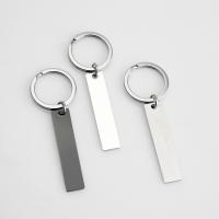 Stainless Steel Key Kapcsos, 304 rozsdamentes acél, csiszolt, divat ékszerek & egynemű, több színt a választás, 45x10mm,25mm, Által értékesített PC