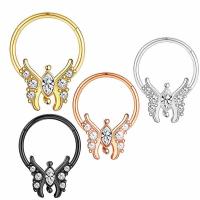 Gioielleria da Piercing naso in acciaio inox, 304 acciaio inox, Farfalla, gioielli di moda & unisex & formato differente per scelta, nessuno, Venduto da PC