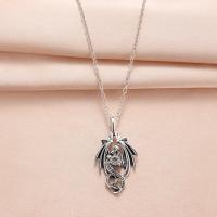 Zinc Alloy Jewelry Necklace fashion jewelry & with rhinestone nickel lead & cadmium free Sold By PC