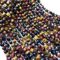 Natural Tiger Eye Beads polished folk style & DIY Sold Per Approx 38-40 cm Strand