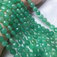 Aventurine χάντρες, Πράσινη Aventurine, γυαλισμένο, Λαϊκό ύφος & DIY & διαφορετικό μέγεθος για την επιλογή, Sold Per Περίπου 38-40 cm Strand