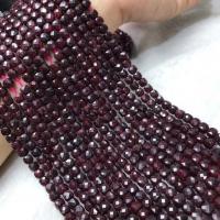 Prirodni Garnet perle, Granat, uglađen, narodnoj stilu & možete DIY & Kineski & različite veličine za izbor, vino crvena boja, Prodano Per Približno 38-40 cm Strand