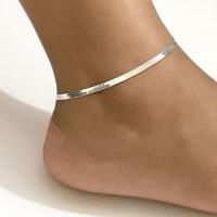 Roestvrijstalen Anklet, 304 roestvrij staal, met 5cm extender keten, mode sieraden & verschillende grootte voor keus & voor vrouw, oorspronkelijke kleur, Lengte Ca 20 cm, Verkocht door PC