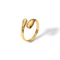 Anello in acciaio inox, 304 acciaio inox, Placcato oro 18K, gioielli di moda & per la donna, dorato, 11mm, Venduto da PC