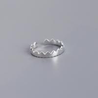 Sterling Silver Jewelry Finger Ring, 925 sterline d'argento, gioielli di moda & per la donna, assenza di nichel,piombo&cadmio, 3.74mm, Venduto da PC