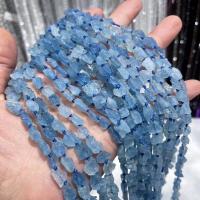 Gemstone Jewelry Beads Aquamarine polished folk style & DIY 8-10mm Sold Per Approx 38-40 cm Strand