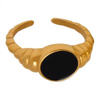 Titantium acciaio Anelli Cuff, per la donna & smalto, nessuno, Misura:7, Venduto da PC