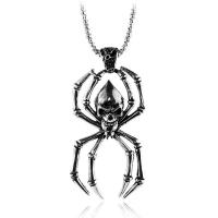 Zinklegierung Schmuck Halskette, silberfarben plattiert, Modeschmuck & Gotik & unisex, frei von Nickel, Blei & Kadmium, Länge ca. 45 cm, verkauft von PC