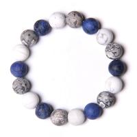 Gemstone Armbånd, Natursten, håndlavet, mode smykker & Unisex, flere farver til valg, 10mm, Længde Ca. 19 cm, Solgt af PC