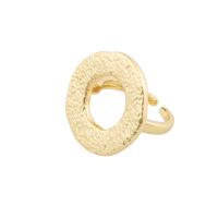 Mässing Finger Ring, guldfärg pläterade, mode smycken & för kvinna, gyllene, 21*24*3mm, Säljs av PC