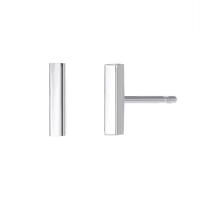 Stainless Steel Stud Øreringe, 316L Stainless Steel, Rektangel, mode smykker & for kvinde, flere farver til valg, nikkel, bly & cadmium fri, 2x8mm, Solgt af par