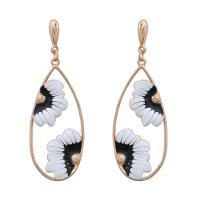 Zinc Alloy Drop Earrings fashion jewelry & for woman & enamel nickel lead & cadmium free Sold By Pair