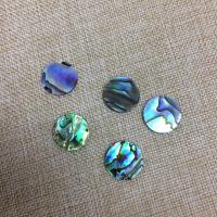 Κοχύλι Cabochons, Abalone Shell, Flat Γύρος, DIY & διαφορετικό μέγεθος για την επιλογή, Sold Με PC