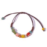 Pulsera de Porcelana, hecho a mano, Ajustable & Joyería & para mujer, multicolor, longitud aproximado 9-30 cm, Vendido por UD