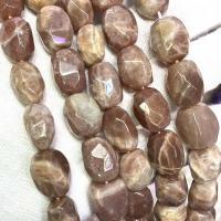 Gemstone šperky Korálky, Sunstone, DIY, smíšené barvy, 12x15mm, Prodáno za Cca 39 cm Strand