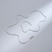 925 sterling zilver Ketting Chain, DIY & verschillende grootte voor keus, nikkel, lood en cadmium vrij, Verkocht door PC