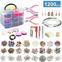 Acryl DIY Armband Set, mit Eisen & Zinklegierung, unisex, 168x160x150mm, verkauft von Box