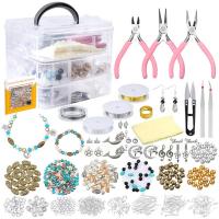 Acrylic DIY Bracelet Set with Iron & Zinc Alloy portable & Unisex Sold By Box