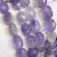 Edelstein Schmuckperlen, Lavendel, DIY, violett, 12x15mm, verkauft per ca. 39 cm Strang