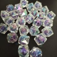 Plated Acrylic Beads UV plating DIY 16mm Approx Sold By Bag