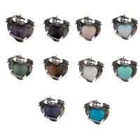 Gemstone Pendants Jewelry with Zinc Alloy fashion jewelry Approx 6mm Sold By PC