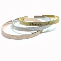 Nerūdijančio plieno Bangle, 304 Nerūdijantis plienas, padengtą, unisex, daugiau spalvų pasirinkimas, Pardavė PC