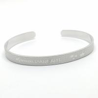 Rozsdamentes acél bangle, 304 rozsdamentes acél, galvanizált, egynemű, több színt a választás, Által értékesített PC